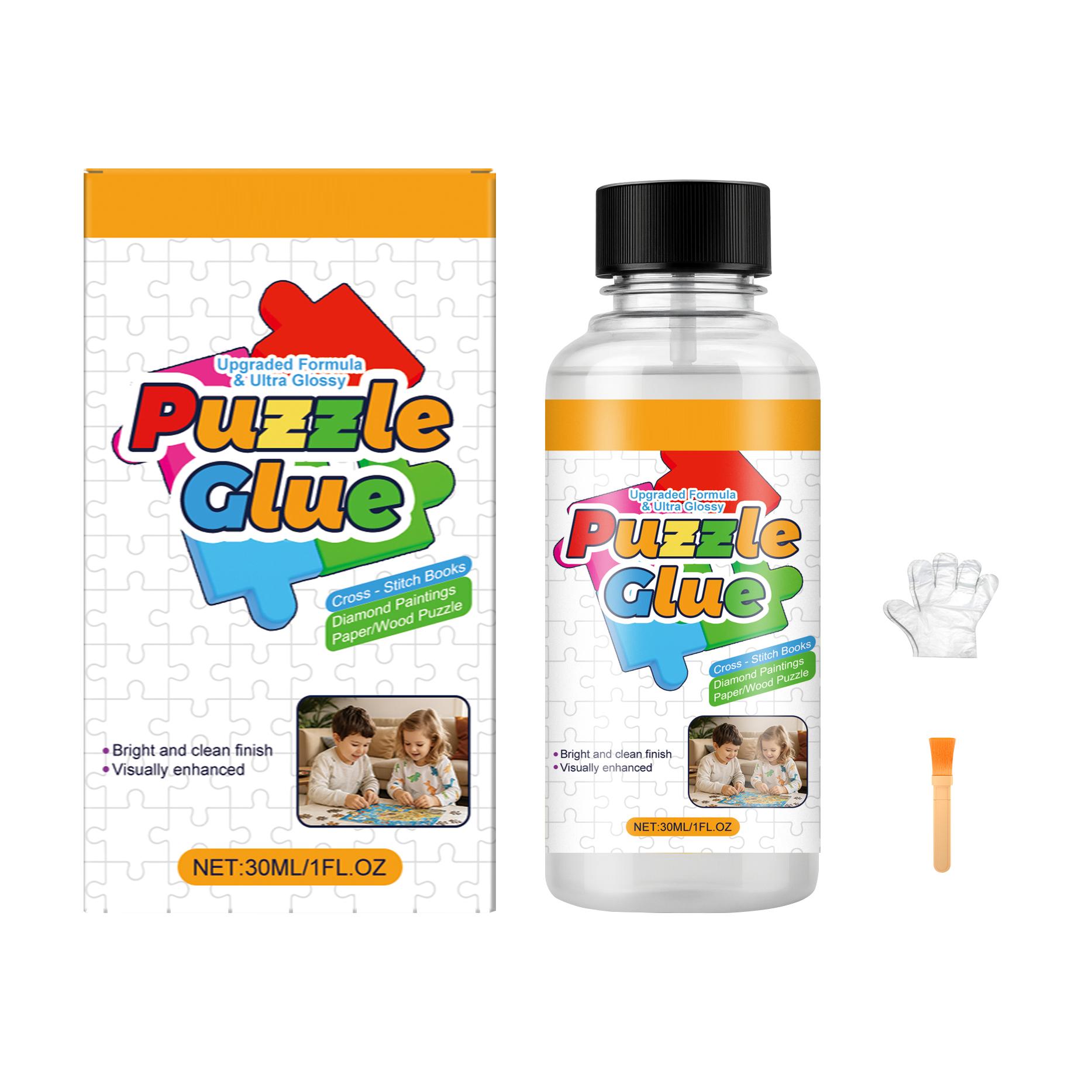 

Клей для пазлов, Отверждающийся Прозрачный Клей, Ручная Формовка Пазлов, Инструмент для Фиксации Пазлов для Студентов, Не Желтеет, 30 мл One Size белый