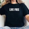 Live Free Charlie Kirk Tee: Justice for Charlie Shirt