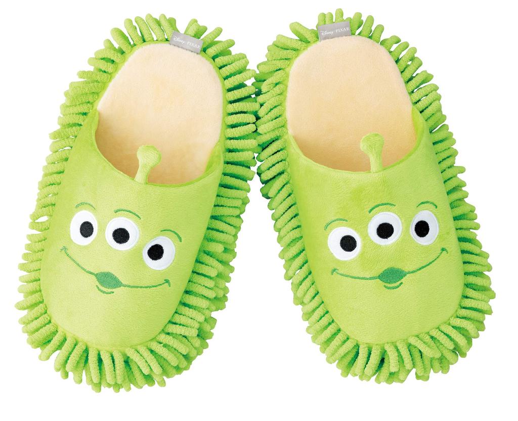 Seto Craft Fits Disney Mop Slippers, Green, approx. 23-26cm, Series, Slippers, Alien, SD-6306