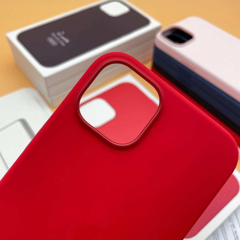 Custodia protettiva magnetica in silicone per Apple 14 Pro/14 Pro Max