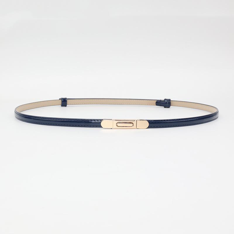 Women's Versatile Decorative Thin Leather Belt for Dress, Sweater, or Shirt