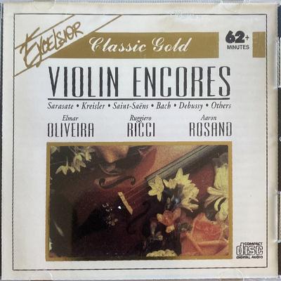 CD VERSCHIEDENE  Zugaben für Violine EXL25259 Excelsior 1994 US Klassik Gebraucht