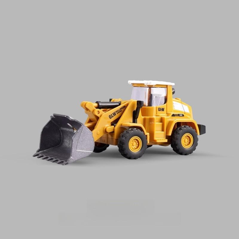 Alloy Excavator Construction Toy For Kids With Inertia Drive And Articulated Joints