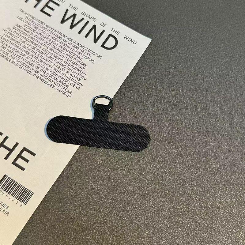 

Кліпса-шнурок для мобільного телефону з D-кільцем, тканинною фіксуючою карткою та металевим кільцем-підвіскою