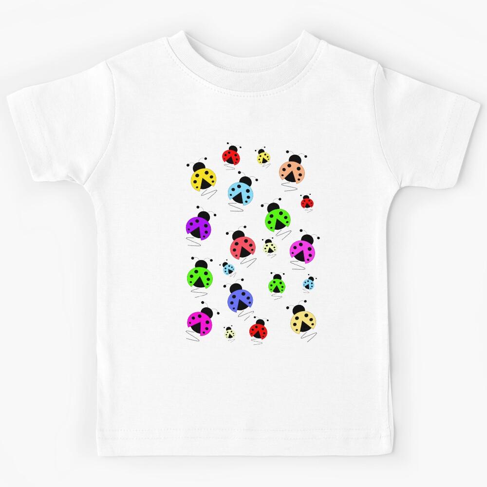 Cute Colorful Ladybugs Kids T-Shirt 160
