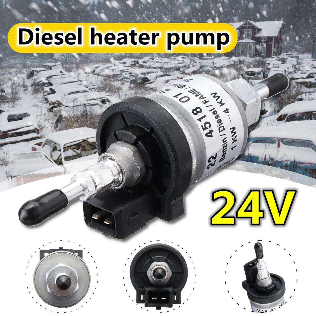 Fit For Webasto Heaters Electric Fuel Pump Durable Air Parking Heater Fuel Pump Heavy Duty Diesel Heater Pump Electronic Pulse Pump 12V// 24V Oil Fuel Pump Replacement
