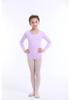 Children's Spring/Summer Long Sleeve Cotton Ballet Leotard Two-Piece Set