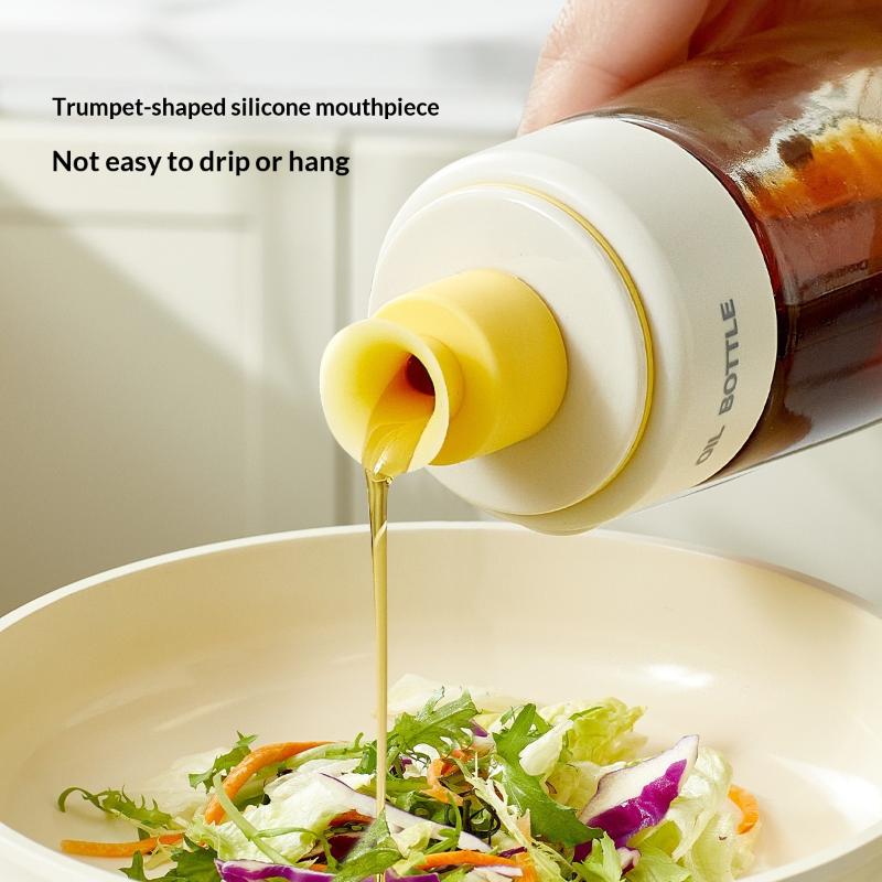 2026 New Household Kitchen Soybean Vinegar Spice Bottle Glass Leakproof Aroma Spice Wine Dedicated Non-Hanging
