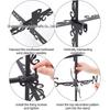 Weather Vane Ornament: Outdoor Wrought Iron Spray-Painted Roof Decoration Metal Craft