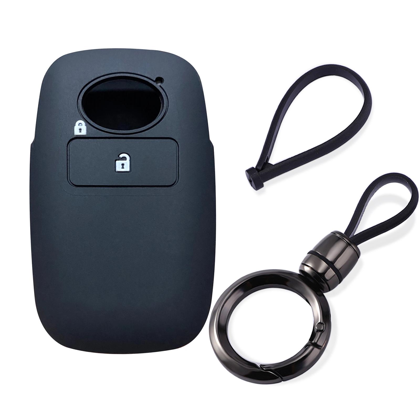

silicone Car Key Cover for Toyota RAIZE Veloz Avanza Wigo 2023 case for Daihatsu Rocky Key Holder Remote Case for Keychain Alarm