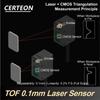 LR400 Laser Displacement Sensor RS485 NPN PNP Industrial Laser Distance Sensor 60–400mm Precision Compact Non‑contact