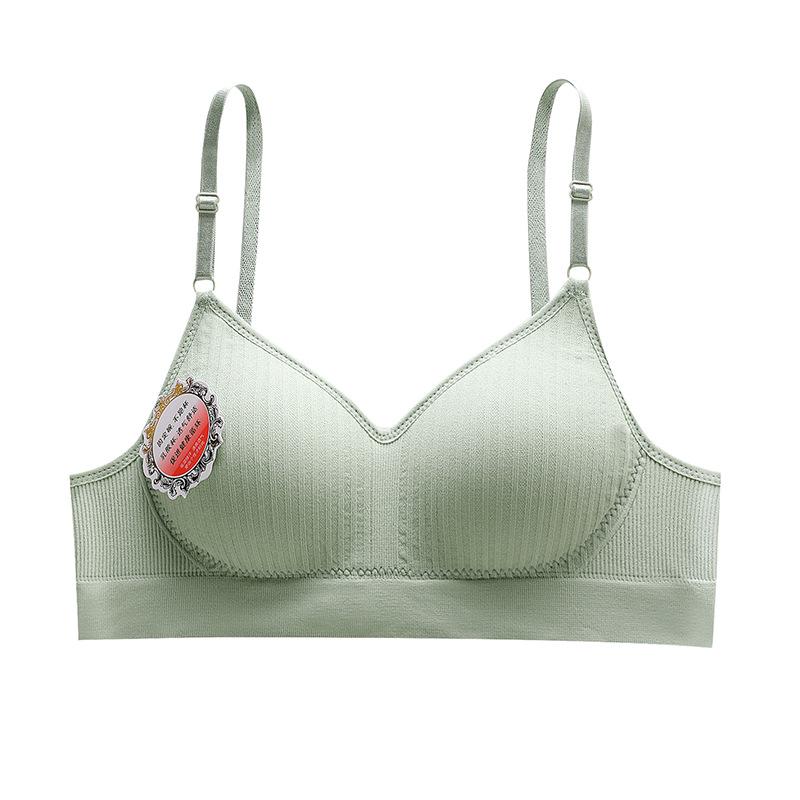 Seamless Push-Up Sports Bra for Teen Girls - Anti-Sagging, Thin Latex, Comfortable Fit