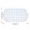 Hot PVC Anti-skid Bath Mats Soft Anti-slip Shower Mat Massage Mat with Suction Cup Non-slip Bathtu Bath Mat Bathroom Accessories