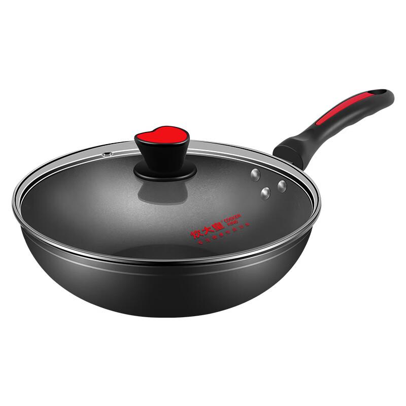 Chui Da Huang 32cm Flat-bottom Non-stick Induction Wok