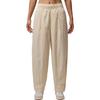 Brooklyn Woven Solid Color Lace-Up Mid-Rise Casual Pants Women Bottoms IM6953-272