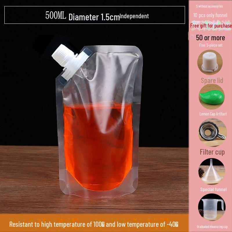 Portable Music Festival Water Bag - Food Grade, Disposable, Essential for Concerts