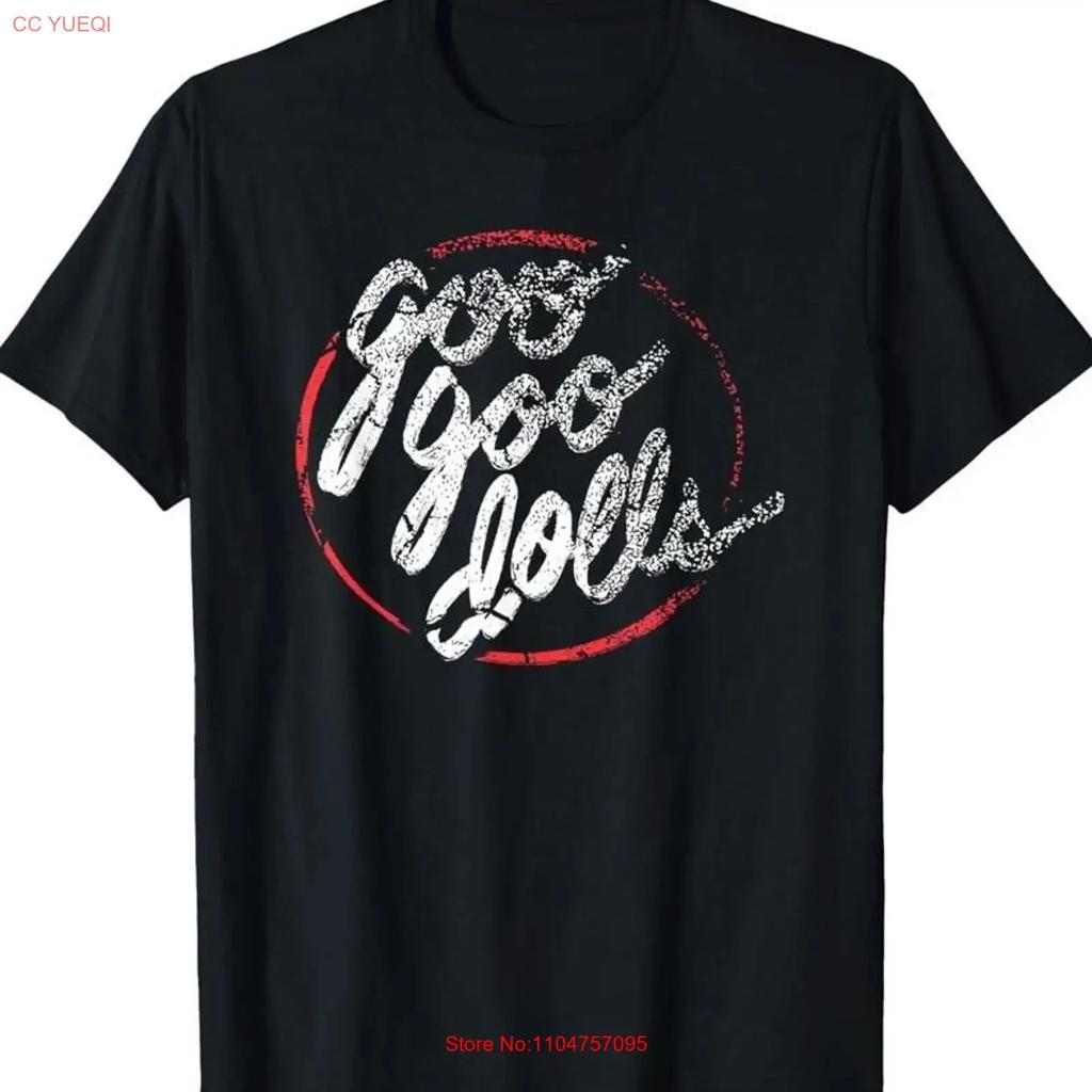 Goo Dolls Handwriting Logo Summer Anthem Tour 2025 T Shirt Vintage Unisex Slightly Homme Soft Fashion