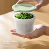 Storage Box, Draining Water Freshness Keeper, Keeps Food Fresh Food-Safe Container, for Garlic And Onions