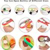 Universal and Easy Bottle Opener, Lid Twisting Device, Can Opener, Household Kitchen Tool, Anti Slip and Labor-saving