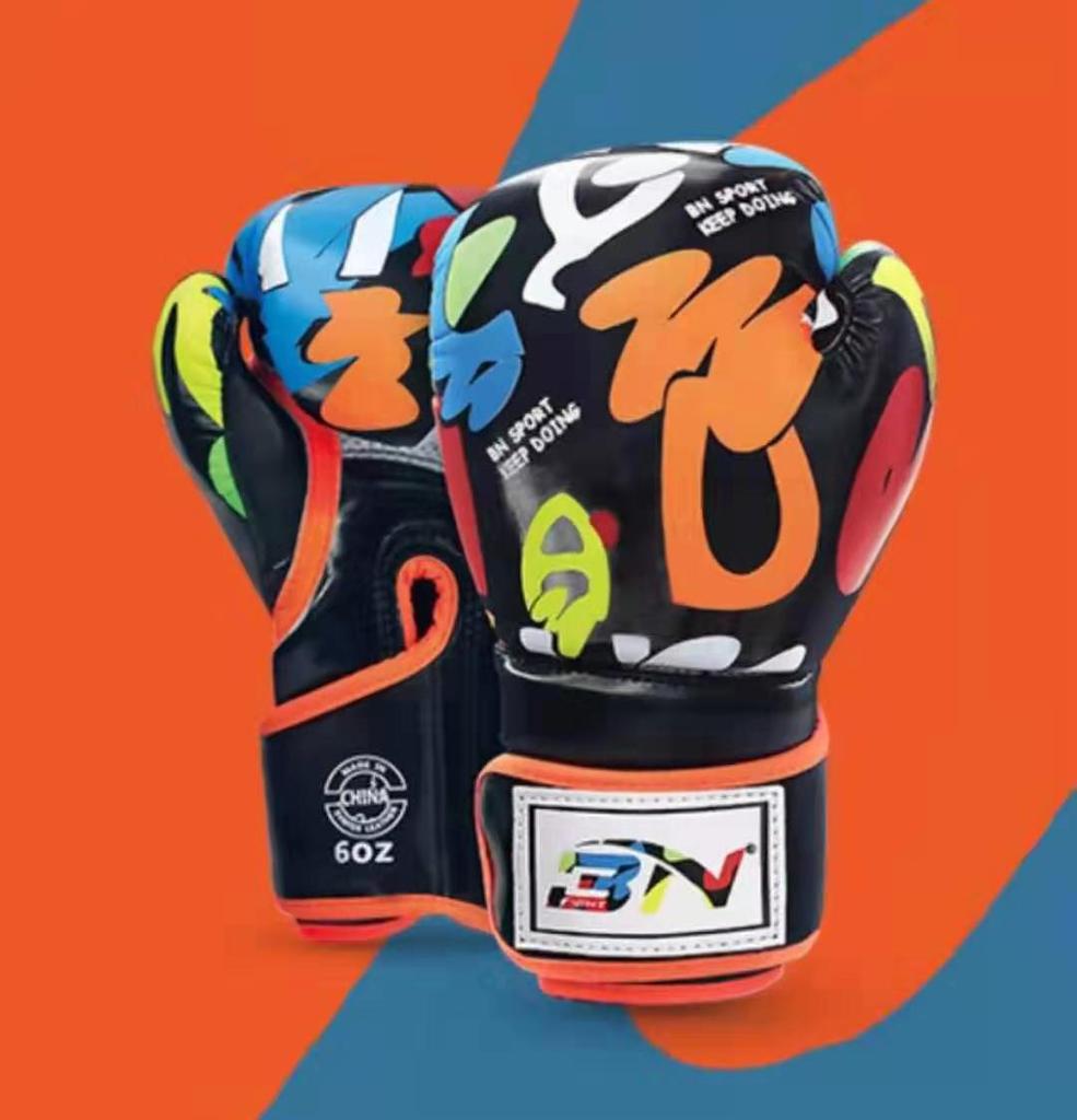 BN 6OZ Dětské Dětské MMA Muay Thai Boxerské Rukavice Chlapec Dívka Kickbox Sparring Bojová Umění Pěstní Tréninkové Rukavice DEO