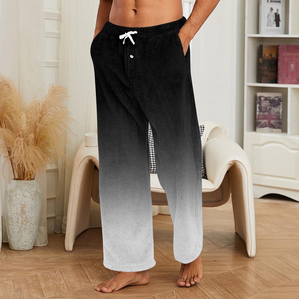 Herren Allover bedruckte Homewear-Hose Schlaf-Pyjamahose Lange Hose Pyjamahose