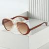 New pilot sunglasses, European and American fashion simple contrasting toad glasses, street shooting versatile sunglasses