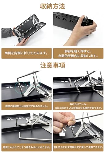 MOON LENCE Outdoor Folding Table [Opens In Seconds] No Assembly Required, Ultra-Lightweight 480g, 15kg Weight Capacity, Aluminum Alloy, Heat-Resistant