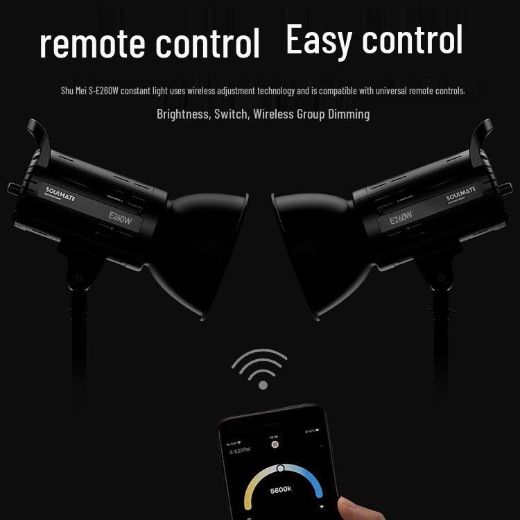 8SOULMATE E260W Remote Control Fill Light for Photography and Live Broadcasts