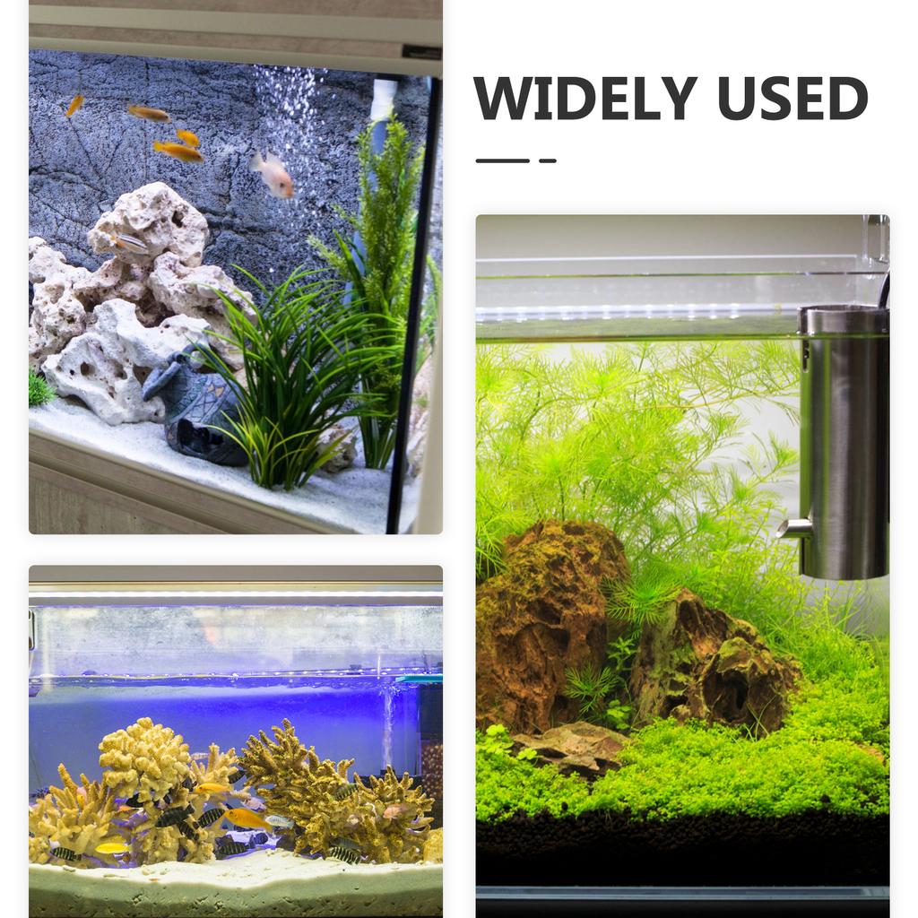 2 Pcs Aquatic Lamp Bracket Tank Light Riser Aquarium Holder Fish Lighting Fixtures High Plastic Mount Accessory Stand