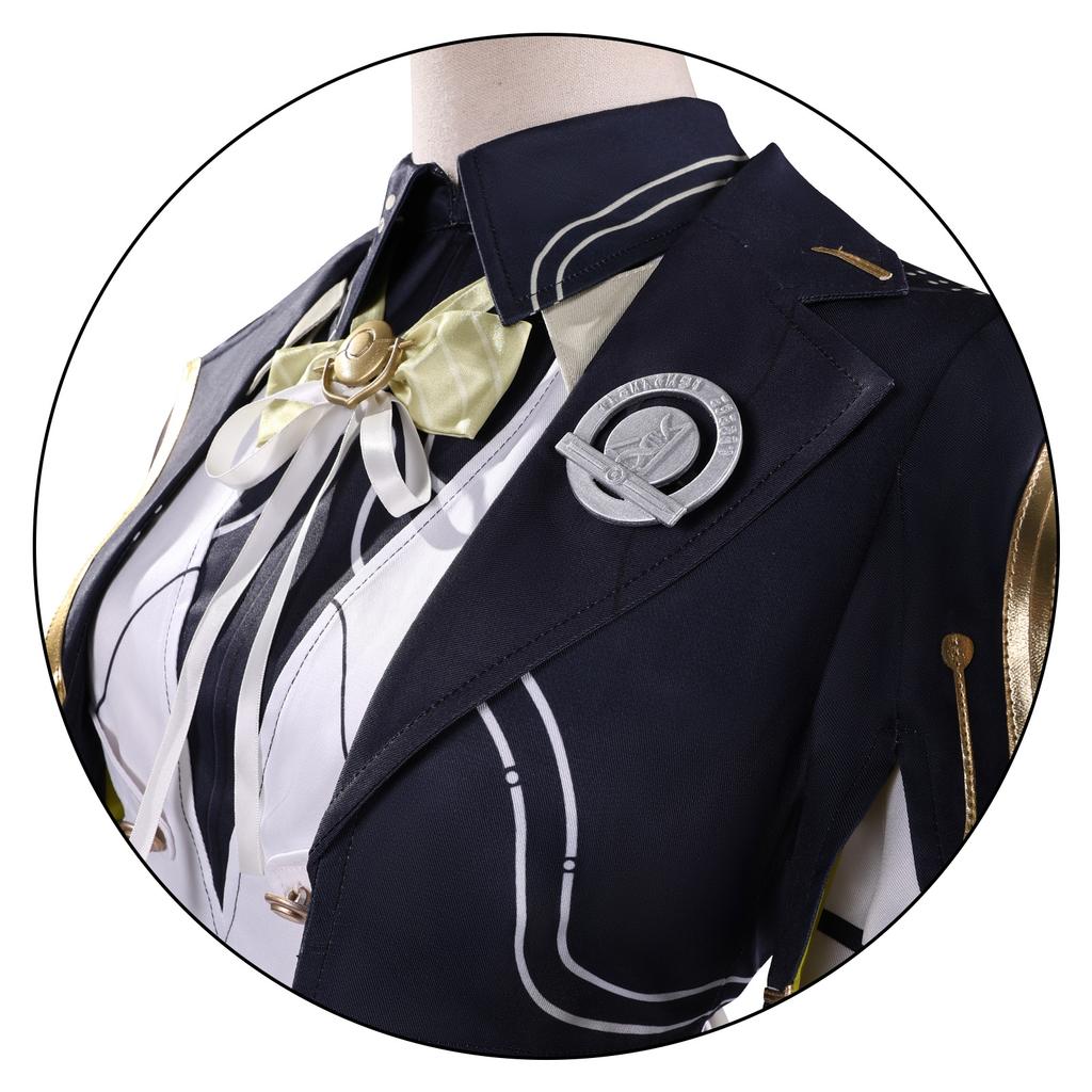 Costum Cosplay Școlar Wanderer din Wuthering Waves, Costum Femei Anime Spark Eternal Bright