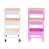 1:12 Dollhouse Trolley Dining Cart W/Wheel Storage Shelf Furniture Decor Toy