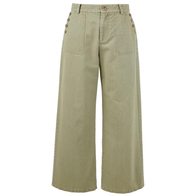 Women s 100% Cotton Straight-Leg Cargo Pants XL