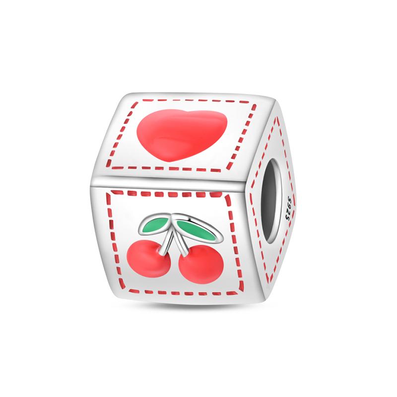 

copper Colorful Love Magic Cube Charm Bead Charms Bead Charms Compatible With Authentic Bracelets Necklaces Fine Do It Yourself Birthday Jewerlry Acce