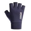 Sunscreen gloves Men's spring and summer sun protection Thin ice silk half-finger gloves Takeaway cycling Driving fishing