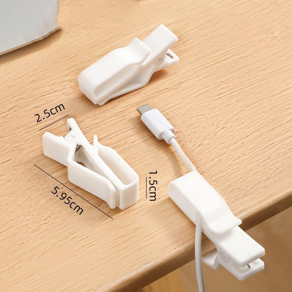 3Pcs New Reusable Cable Management Clips Multi-Purpose Mini Cord Fixed Clips Durable Wire Holder Organizer