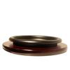 Exquisite Cast Iron Baking Pan with Wooden Board - Thickened Steak and Teppanyaki Plate for Western Dining.