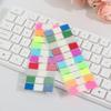 Morandi Color Transparent Index Sticker Extraction PET Fluorescent Label Indicator Sticker Stickable Convenience Sticker