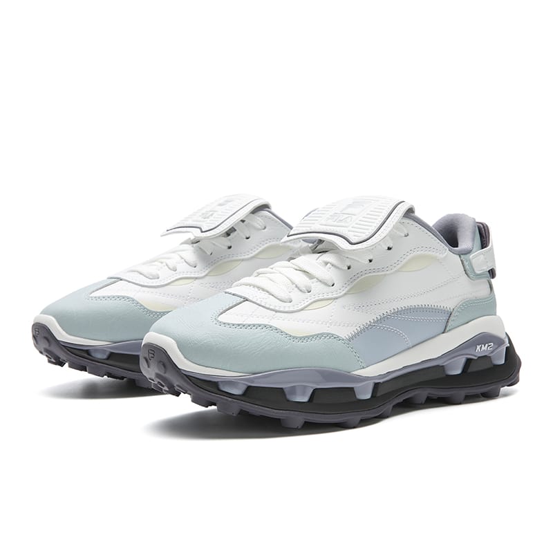 Fila KM2 Low Top Casual Shoes Women's White Blue F12W543119FBI
