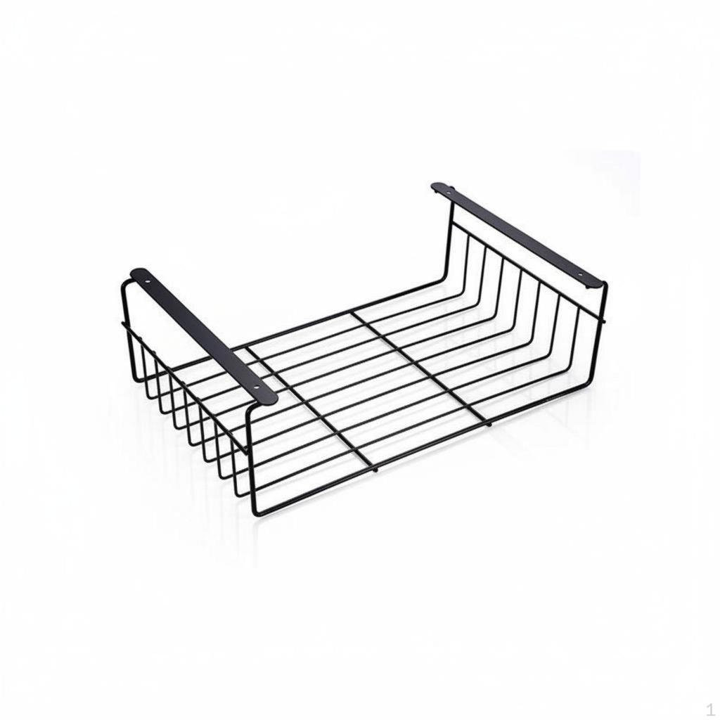 Attachon Wire Storage rackSaving Holder RustResistant Finish Cabinet Organizer for