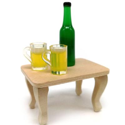 1:12 Puppenhaus Miniatur Zubehör Diy Mini Holztisch Puppenhaus Dekor