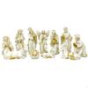 11Pcs Christmas Nativity Scene Set Tabletop Scenes Family Housewarming Gift Traditional Holiday
