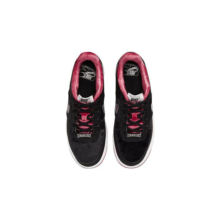 Nike Air Force 1 Low Premium GS H-Town Kids Sneakers Black Multi-Color University-Red DZ5296-001