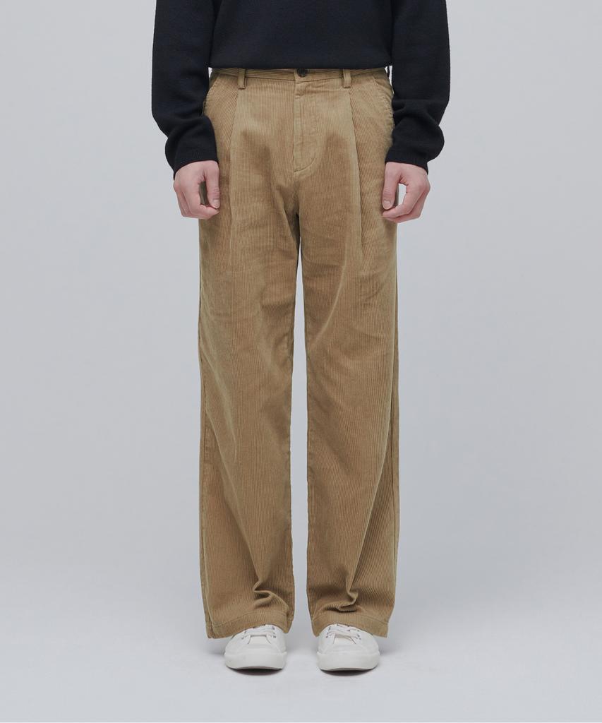 MUSINSA STANDARD Wide Corduroy Pants [Beige]