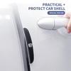 RFKNG1 4pcs Rubber Bumper Strip Car Door Anti-Collision Emblem Sticker For VW GTI Polo Golf Passat Tiguan Arteon Touareg Taigo Caddy