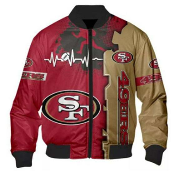 Veste de vol de football américain imprimée en 3D avec ajout de coton pour l'hiver