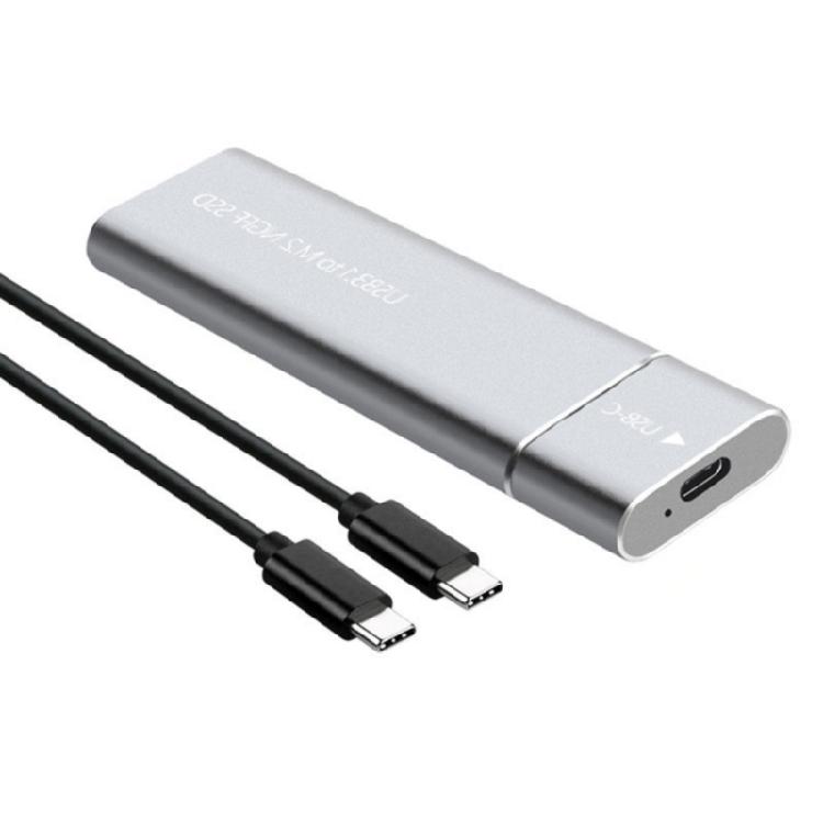 M.2 Portable Enclosure Externally Adapter Case Hard Drive Disk Box Enclosure 5Gbps USB 3.2 Type C for 2230 2242