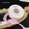Pleated Silk Ribbon with Floral Ruffles for Gift Wrapping and Decorative Tying