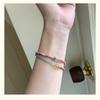 High End Light Luxury Natural Stone Handmade Beaded Bracelet Chinese Style Womens Hand Jewelry