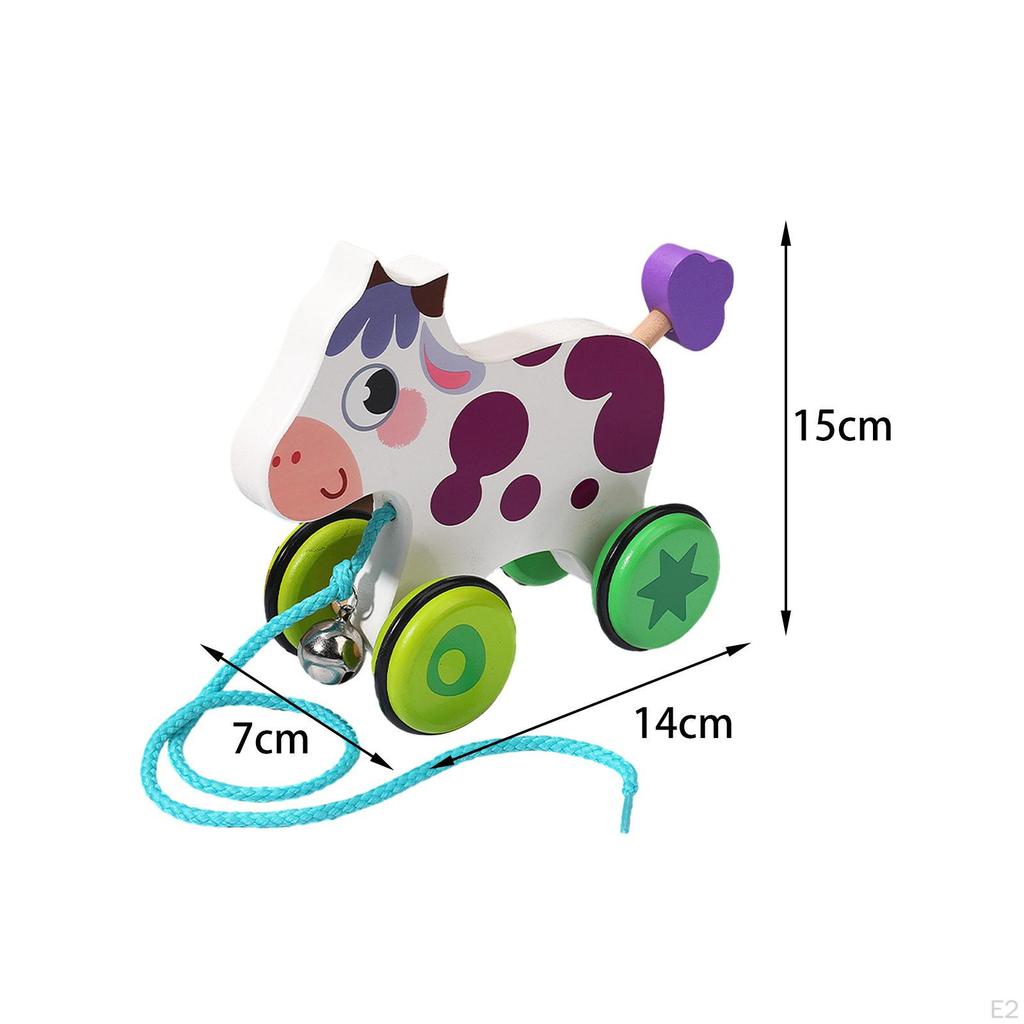 Animal , Baby Toy, Educational Pull Toy with String for Toddlers