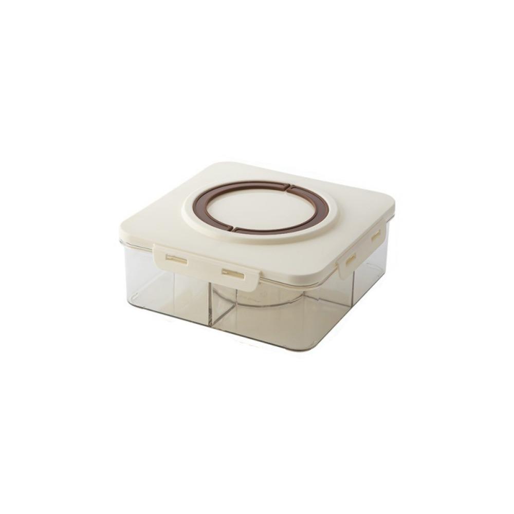 Fresh-keeping Seasoning Storage Box Sealed Dried Fruit Box Practical Divided Storage Box  for Home
